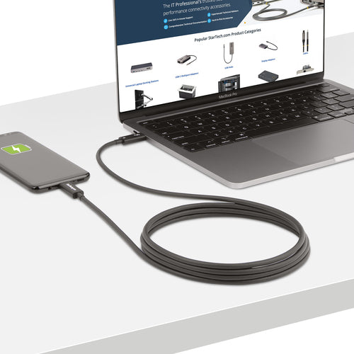 Thunderbolt Cable StarTech.com A40G2MB-TB4-CABLE 40Gbps 100W Power Delivery 4K/8K - A40G2MB-TB4-CABLE