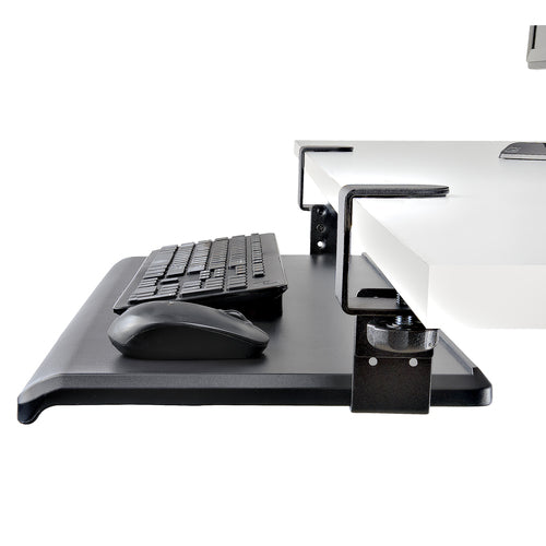 Keyboard Tray StarTech.com Clamp-on Ergonomic Holder Up to 12kg Height Adjustable - KEYBOARD-TRAY-CLAMP1