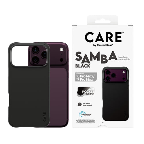 PanzerGlass CARE™ by ® Samba Case Black w. MagSafe iPhone 18 Pro Max | 17 Pro Max mobile phone case