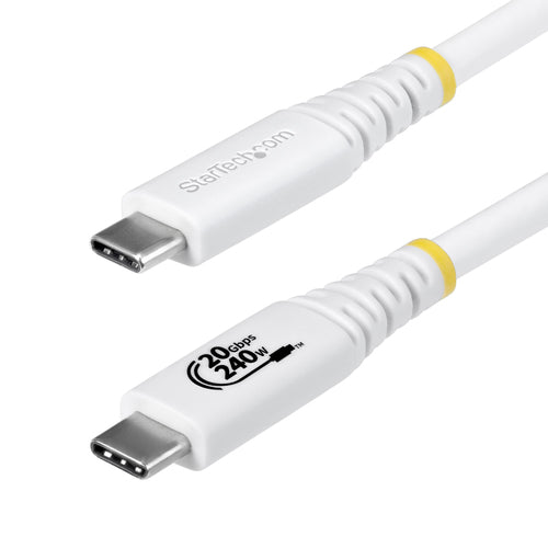 USB4 Cable StarTech.com CC2M20GUSB4TPW 20Gbps 240W PD 4K 120Hz - CC2M20GUSB4TPW