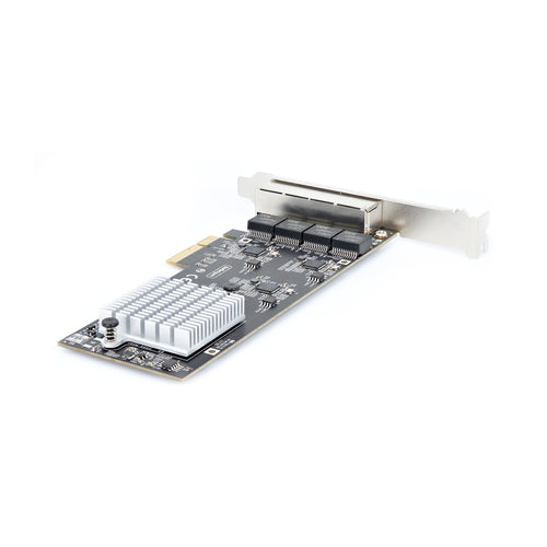 4-Port 2.5Gbps PCIe Network Card Intel I225-V Quad-Port Multi-Gigabit NIC