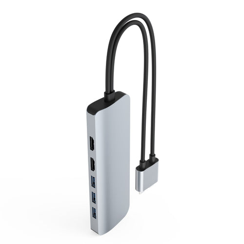 HYPER HD392-SILVER laptop dock/port replicator