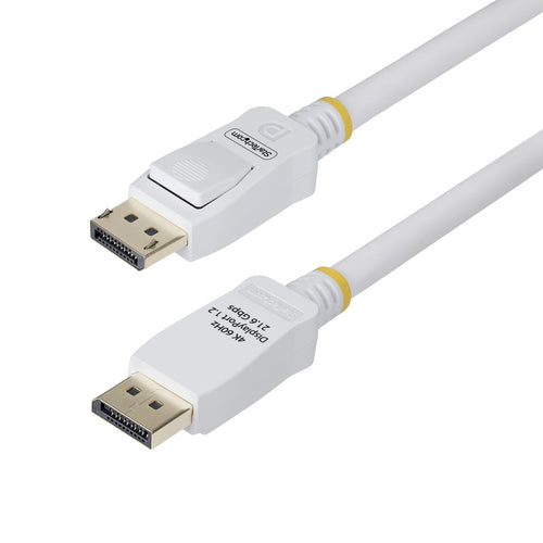 DisplayPort 1.2 Cable 6ft 4K 60Hz StarTech White M/M