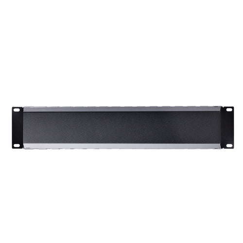 StarTech.com Horizontal 2U Cable Management Duct - Black Plastic & Steel Design