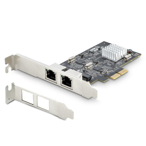 2-Port 2.5Gbps NBASE-T PCIe Network Card Intel I225-V Multi-Gigabit NIC