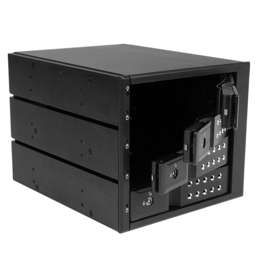 Drive Bay Panel StarTech HSB4SATSASBA 4 Bay Aluminum Trayless Hot Swap 6 Gbps HDD - HSB4SATSASBA