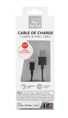 T'nB CIIPLIGHT4BK lightning cable