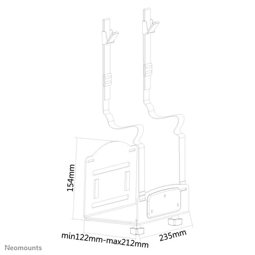 Neomounts CPU-W100BLACK CPU holder
