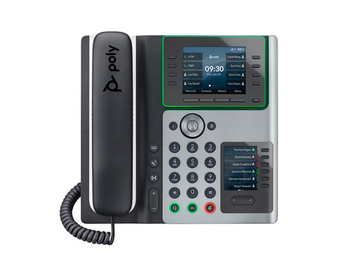 IP Phone HP Poly Edge E450 8 Lines PoE-Enabled Wired Handset