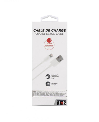 T'nB CIIPLIGHT3WH lightning cable