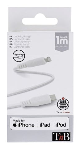 T'nB CBLTC01WH lightning cable