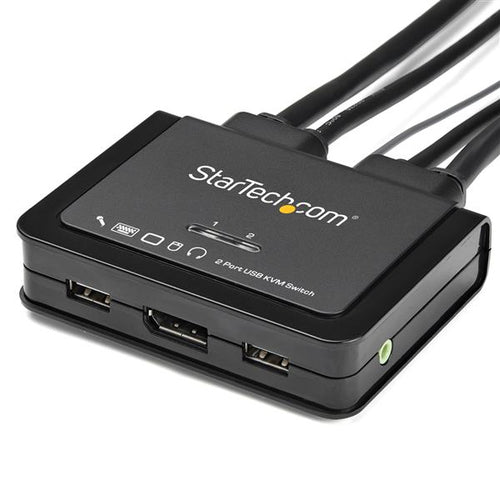 KVM Switch StarTech.com SV211DPUA4K 2-Port DisplayPort 4K 60Hz USB - SV211DPUA4K