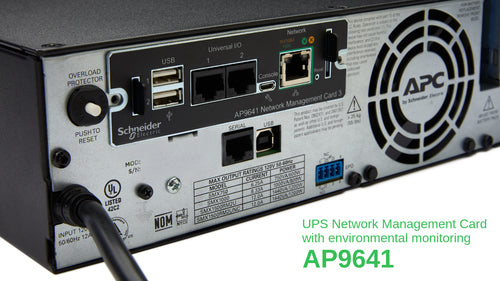 Network Management Card APC AP9641 Smart-UPS Environmental Monitoring SmartSlot - AP9641
