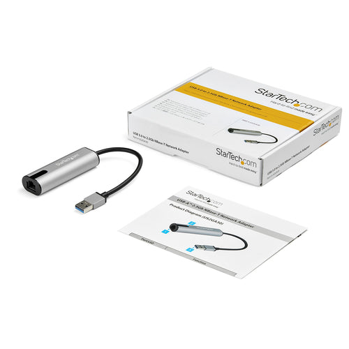 Ethernet Adapter StarTech.com US2GA30 2.5GbE USB 3.0 Multi-Speed RJ45 - US2GA30
