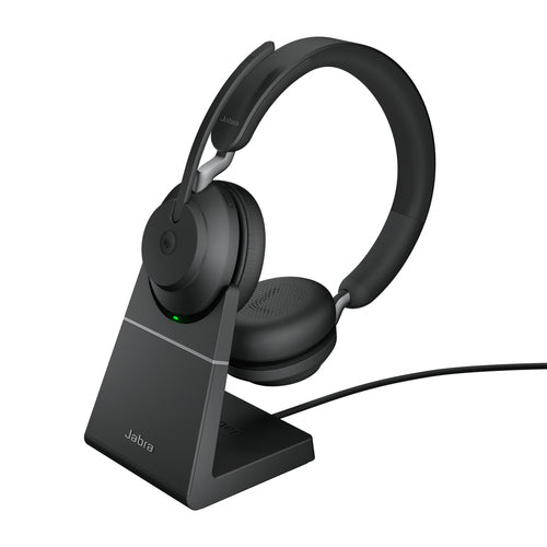 Wireless Stereo Office Headset Jabra Evolve2 65 USB-A Black 20-20000Hz