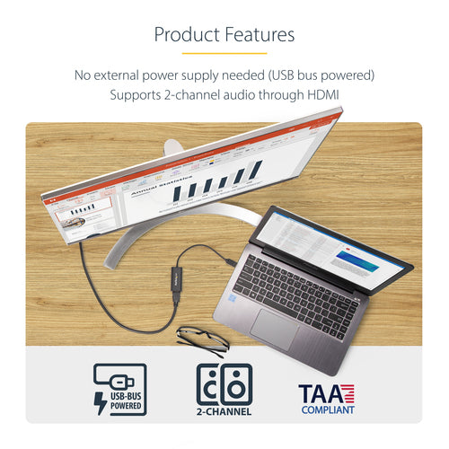 USB Graphics Adapter StarTech.com USB32HDES 3.0 to HDMI 1080P - USB32HDES