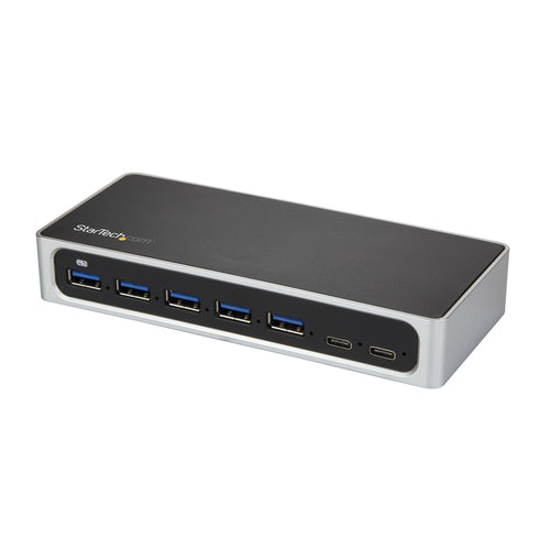 USB-C Hub 7 Port with Fast Charge 5x USB-A 2x USB-C 5Gbps