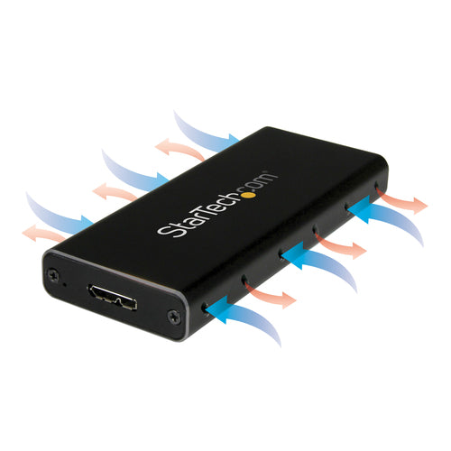 Storage Drive Enclosure StarTech.com SM21BMU31C3 USB 3.1 10Gbps M.2 SATA - SM21BMU31C3