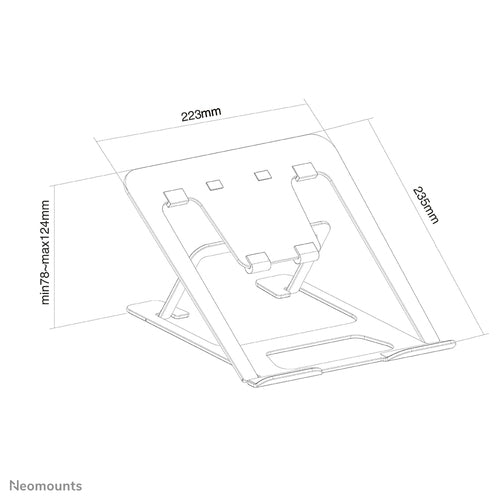 Neomounts NSLS085SILVER laptop stand
