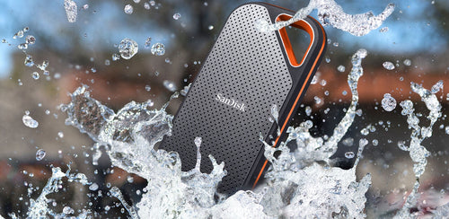 Portable SSD SanDisk Extreme PRO 1TB USB-C 2000MB/s Password Protected - SDSSDE81-1T00-G25