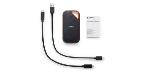 Portable SSD SanDisk Extreme PRO 1TB USB-C 2000MB/s Password Protected - SDSSDE81-1T00-G25