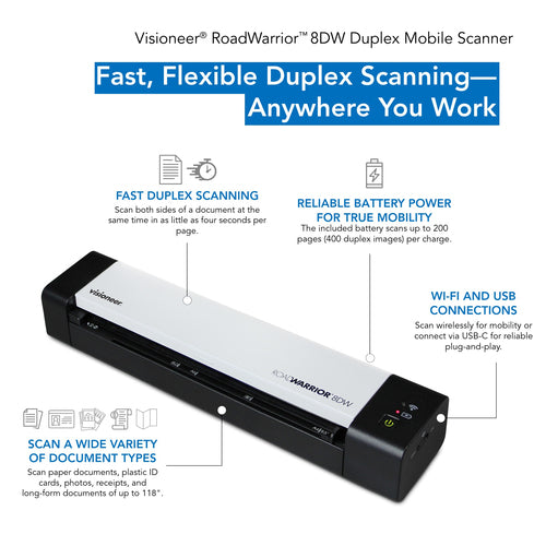 Visioneer ROADWARRIOR 8D DUPLEX MOBILE