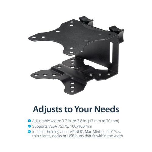 CPU Holder StarTech.com Thin Client Mount 5 kg VESA 75x75 100x100