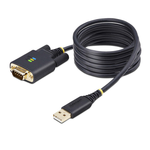 USB to Serial Adapter Cable StarTech.com 6.6ft USB-A to DB9 RS232 ESD Protection - 1P6FFC-USB-SERIAL