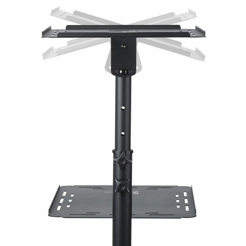 Multimedia Cart StarTech.com ADJPROJCART Heavy Duty Portable 2 Shelves Lockable Wheels - ADJPROJCART