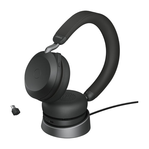 USB-C Headset Jabra Evolve2 75 Wireless Wired 20-20000 Hz Black