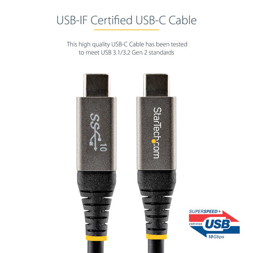 USB Cable StarTech.com USB-C 10Gbps 100W 8K 1m - USB31CCV1M