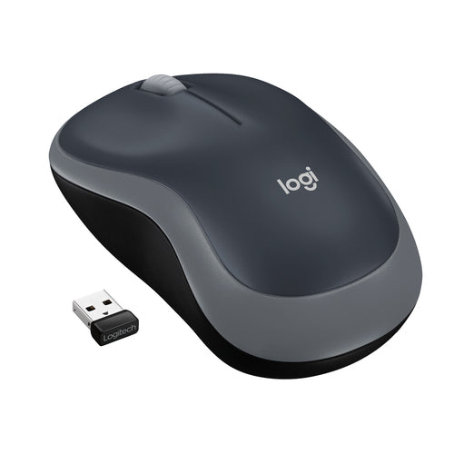 Wireless Mouse Logitech M185 1000 DPI Optical Ambidextrous - 910-002235