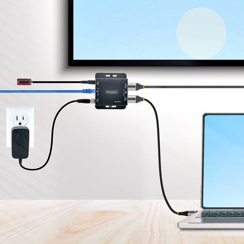 4K HDMI Extender over CAT6/CAT5 Ethernet Cable 30Hz 70m IR Remote