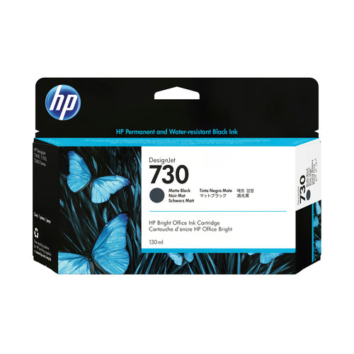 HP 730 130-ml Matte Black DesignJet Ink Cartridge print head