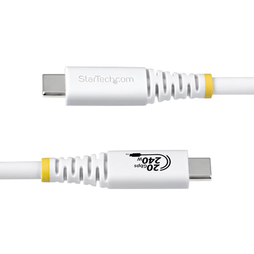 USB4 Cable StarTech.com CC2M20GUSB4TPW 20Gbps 240W PD 4K 120Hz - CC2M20GUSB4TPW