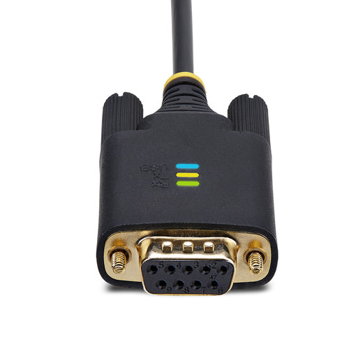 Serial Adapter Cable StarTech.com 6.6ft USB-A to DB9 FTDI Null Modem - 1P6FFCN-USB-SERIAL