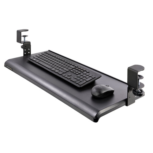 Keyboard Tray StarTech.com Clamp-on Ergonomic Holder Up to 12kg Height Adjustable - KEYBOARD-TRAY-CLAMP1
