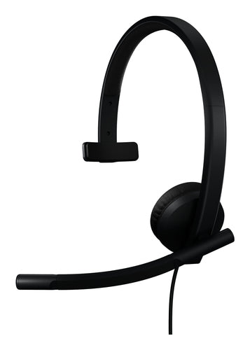 Headset Logitech H570e Wired Office Call Center Black - 981-001426