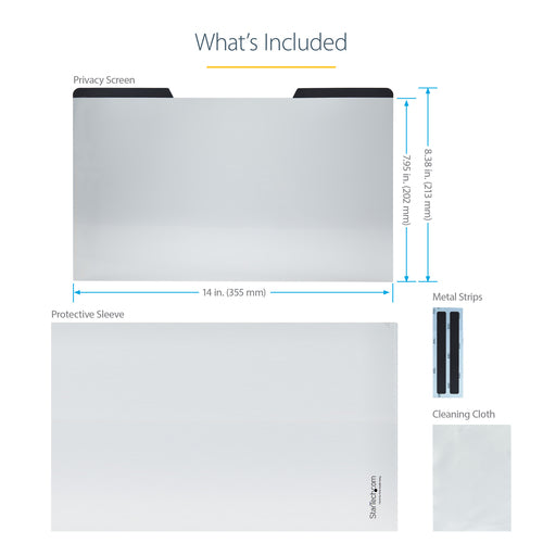 Laptop Privacy Screen for 15.6 Inch Notebook Magnetic Removable Blue Light Reducing Filter