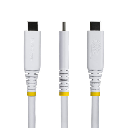 USB-C Cable StarTech.com 50cm 40Gbps 240W PD 8K Thunderbolt 4 - CC50CM40GUSB4TPW