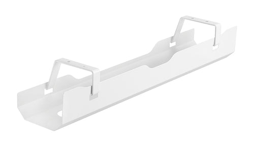 Cable Tray Neomounts ADS07-122WH Screw-Mounted Steel Desk Organizer - ADS07-122WH