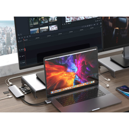 HYPER HD392-SILVER laptop dock/port replicator