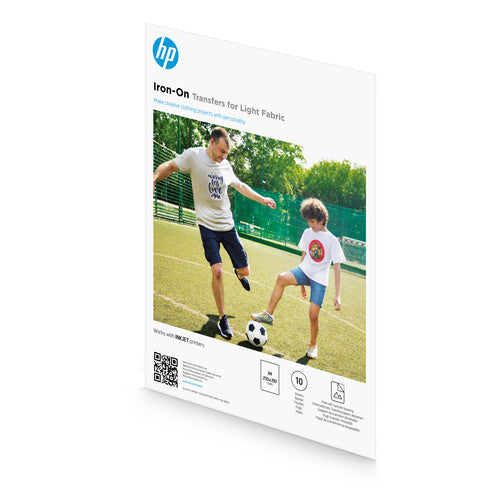 HP Iron-On Transfers for Light Fabric A4 (210 x 297 mm) 10 sheets
