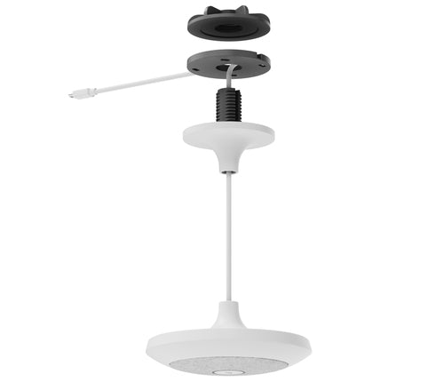 Video Conferencing System Logitech 952-000123 Mic Pod Pendant Mount Suspension White - 952-000123