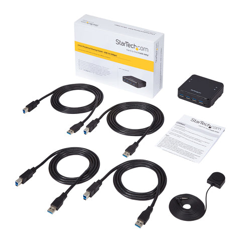 USB Data Switch StarTech.com HBS304A24A 4x USB 3.0 5 Gbit/s - HBS304A24A