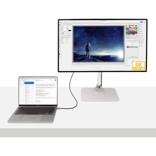 USB4 3ft USB-C Cable 40 Gbps 100W Power Delivery 8K Support