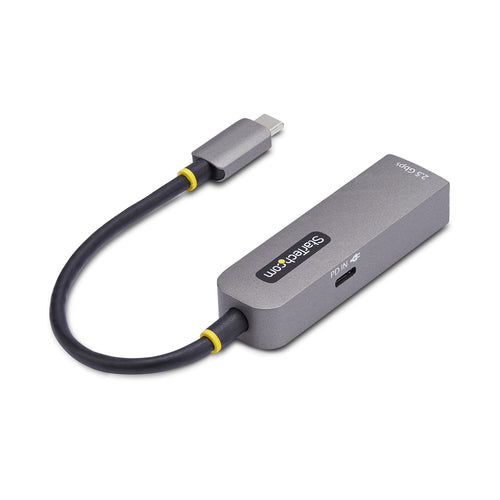 USB-C Ethernet Adapter StarTech.com 2.5GbE 100W Power Delivery Grey