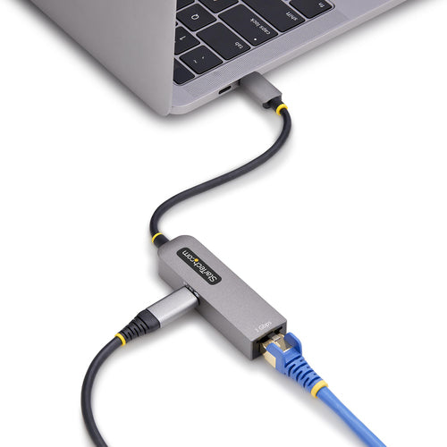 USB-C Ethernet Adapter StarTech 1GPD3 100W PD Pass-Through 1Gbps Thunderbolt Compatible - 1GPD3-USB-C-ETHERNET