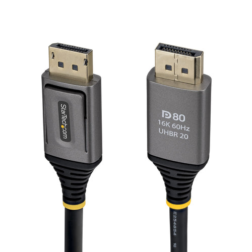 DisplayPort Cable StarTech.com DP21V 2m 10K/8K 60Hz DP80 VESA Certified - DP21V-2M-DP80-CABLE