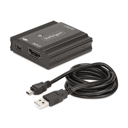 StarTech 33FT HDMI Signal Booster - 8K 60Hz AV Extender, Active HDMI 2.1 Repeater